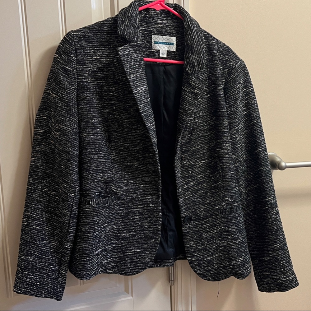 Pim + Larkin Black and White Blazer